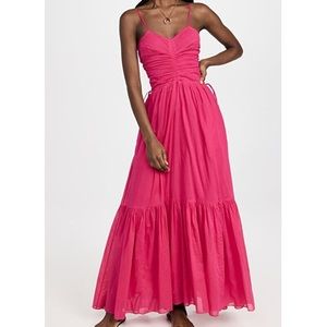 Isabel Marant Étoile Giana Cotton Voile Maxi Dress Size 8